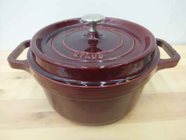 STAUB ストウヴ ピコ・ココットラウンド 22cmグレナディンレッド
