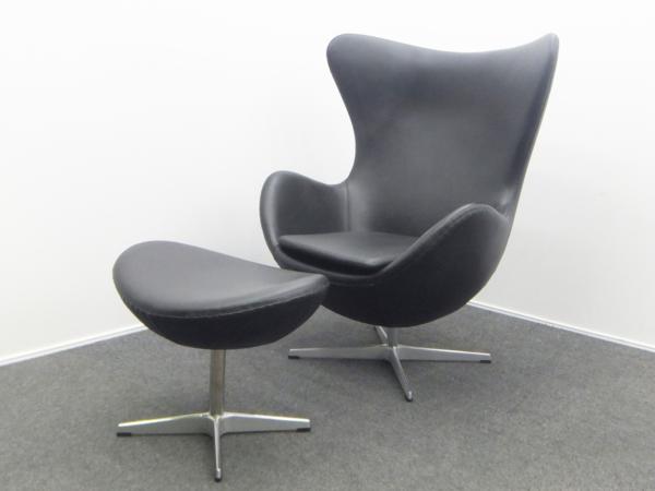 Arne Jacobsen(アルネ・ヤコブセン)Egg Chair エッグチェア 革張り