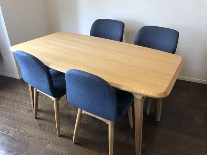 名古屋市中川区 IDEE イデー ダイニングテーブル5点セットの買取参考 