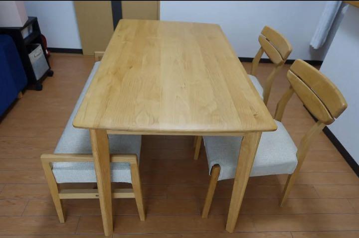 名古屋市中川区 ニトリ アルナス ベンチダイニング4点セットの買取参考 