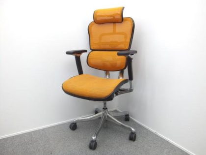 Ergohumanplus エルゴヒューマンプラス オフィスチェア オレンジ 15000